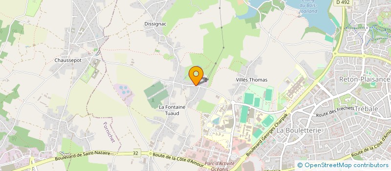 localisation de l'entreprise 878 799 899   SAINT-NAZAIRE