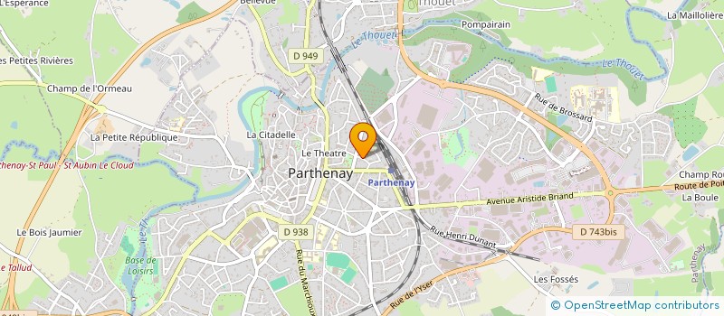 localisation de l'entreprise 878 818 137   PARTHENAY