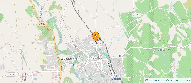 localisation de l'entreprise 878 818 962   MAGALAS