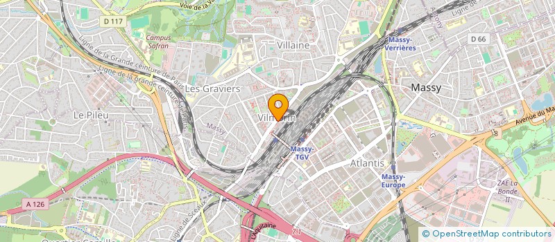 localisation de l'entreprise 878 829 449   MASSY