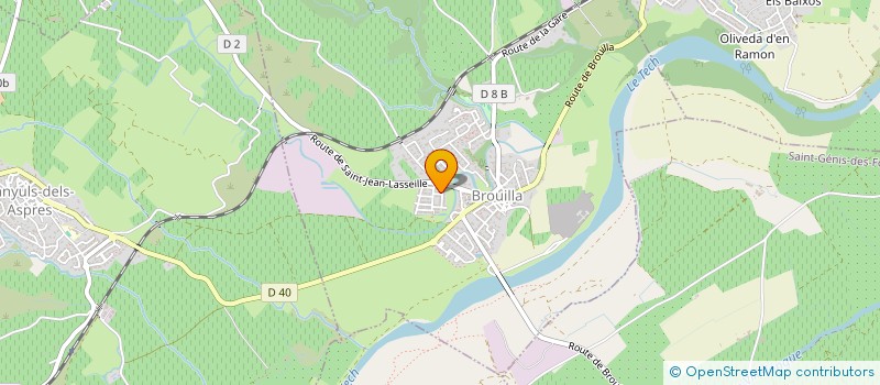 localisation de l'entreprise 878 846 864   BROUILLA