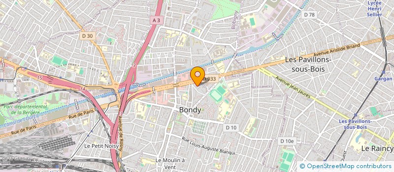 localisation de l'entreprise 878 858 240   BONDY