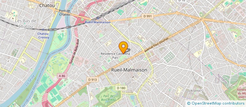localisation de l'entreprise 878 858 653  à RUEIL-MALMAISON