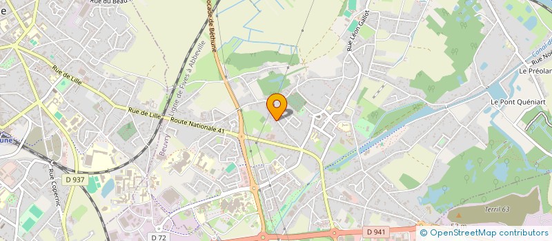 localisation de l'entreprise 878 883 917   BEUVRY