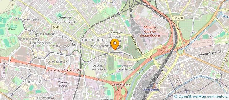 localisation de l'entreprise 878 888 999 à STRASBOURG
