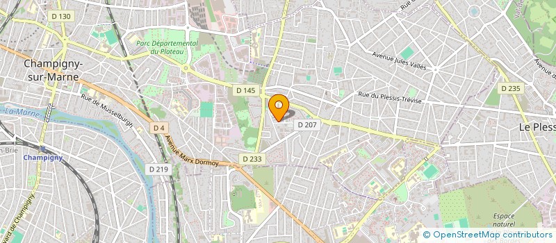 localisation de l'entreprise 878 895 051  à CHAMPIGNY-SUR-MARNE