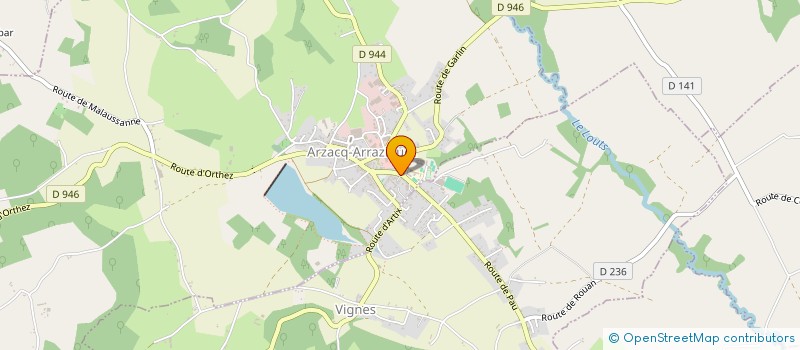 localisation de l'entreprise 878 897 800   ARZACQ-ARRAZIGUET