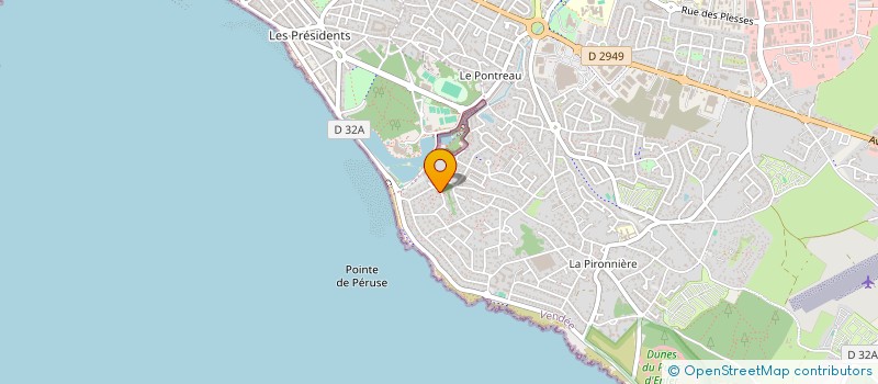 localisation de l'entreprise 878 912 609   LES SABLES D'OLONNE