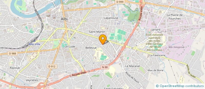 localisation de l'entreprise 878 917 582   ALBI