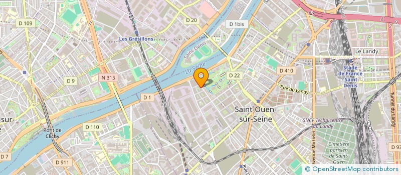 localisation de l'entreprise 878 943 703 à SAINT-OUEN-SUR-SEINE