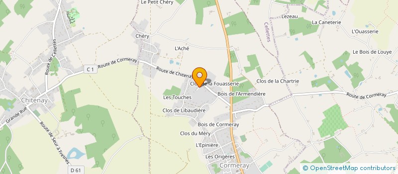 localisation de l'entreprise 878 962 257   CORMERAY