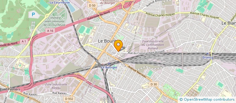 localisation de l'entreprise 879 012 821 à LE BOURGET