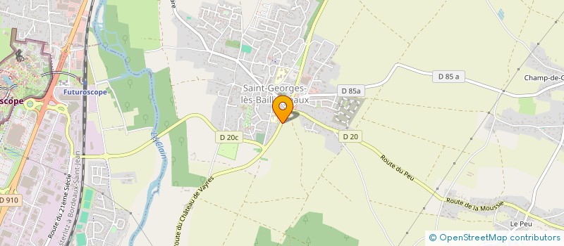 localisation de l'entreprise 879 025 666   CENON-SUR-VIENNE