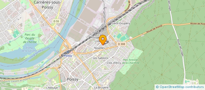 localisation de l'entreprise 879 026 540   POISSY