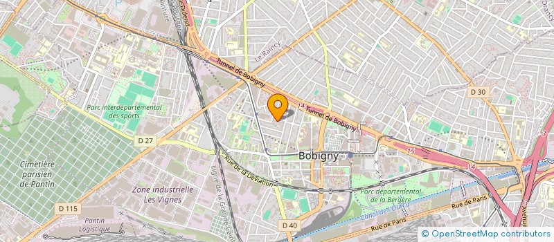 localisation de l'entreprise 879 043 537   BOBIGNY