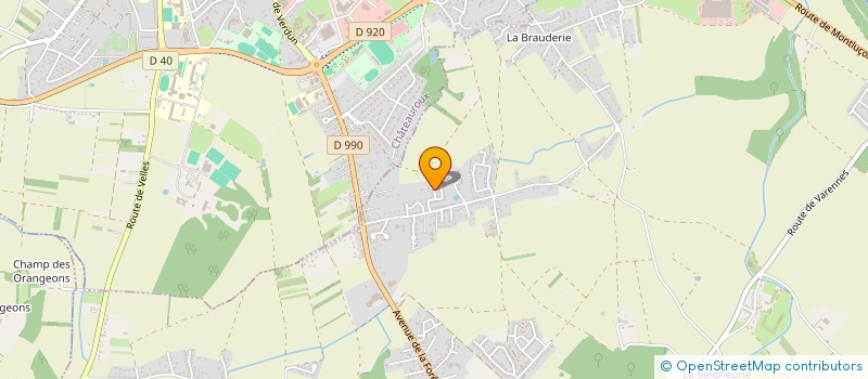 localisation de l'entreprise 879 080 943 à CHATEAUROUX