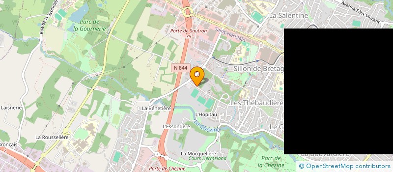 localisation de l'entreprise 879 147 155   LE BIGNON