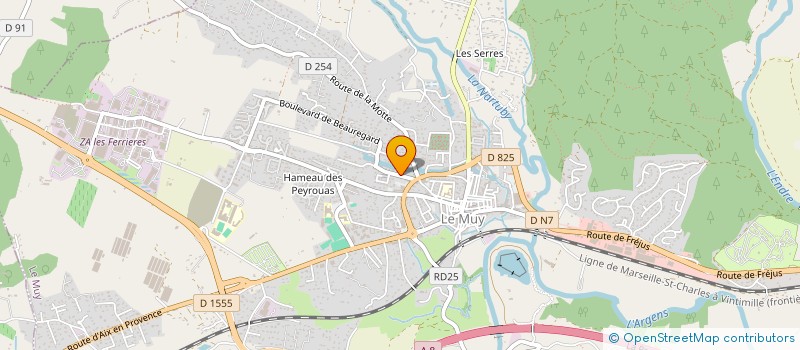 localisation de l'entreprise 879 173 193   ROQUEBRUNE-SUR-ARGENS