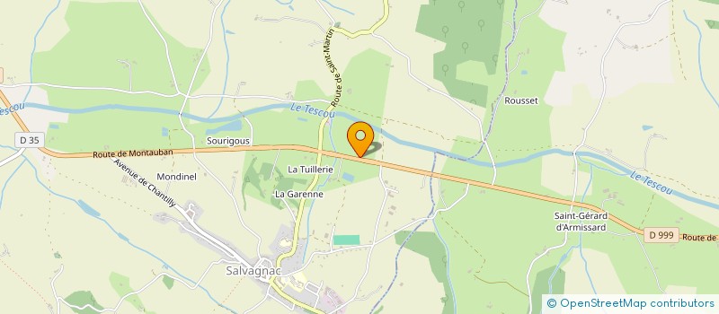 localisation de l'entreprise 879 190 528   SALVAGNAC