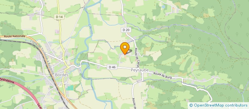 localisation de l'entreprise 879 301 158   PEYRAUBE