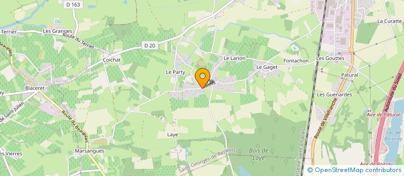 localisation de l'entreprise 879 313 278   SAINT-GEORGES-DE-RENEINS