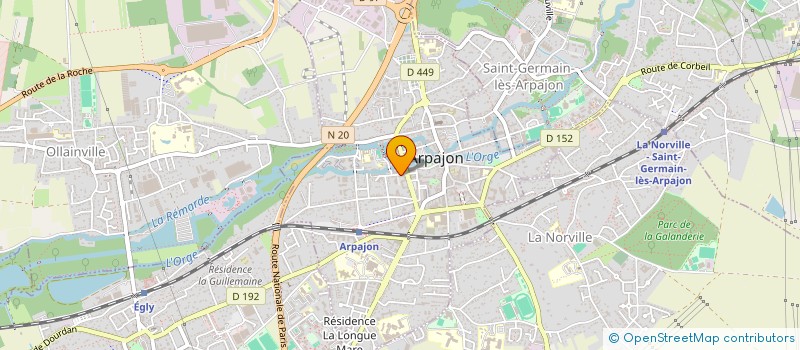 localisation de l'entreprise 879 320 745 à ARPAJON