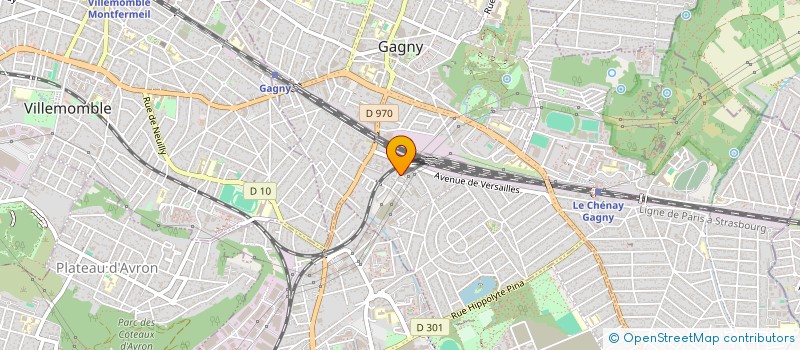 localisation de l'entreprise 879 333 821 à GAGNY
