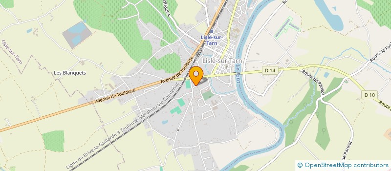 localisation de l'entreprise 879 334 340  à LISLE-SUR-TARN