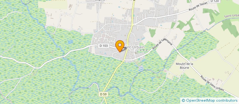 localisation de l'entreprise 879 348 928   SAINT-URBAIN