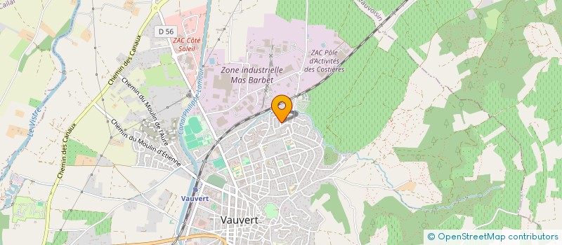 localisation de l'entreprise 879 349 207   GALLARGUES-LE-MONTUEUX