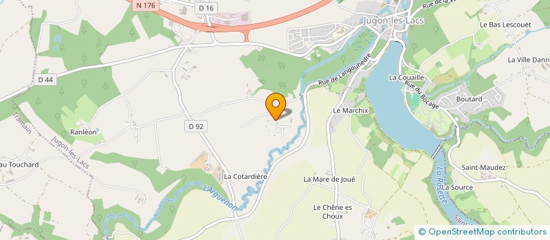 localisation de l'entreprise 879 358 588   JUGON-LES-LACS