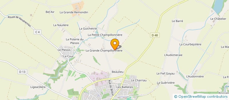 localisation de l'entreprise 879 364 545   SAINT-GERMAIN-DE-PRINCAY