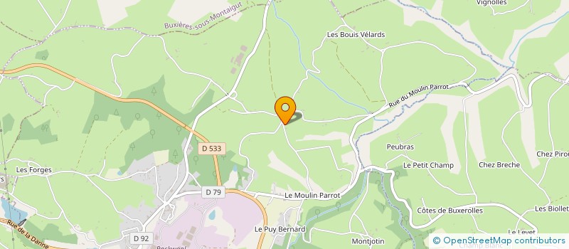 localisation de l'entreprise 879 369 031   SAINT-ELOY-LES-MINES