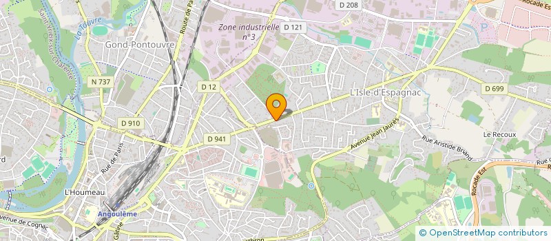 localisation de l'entreprise 879 371 110 à L'ISLE-D'ESPAGNAC