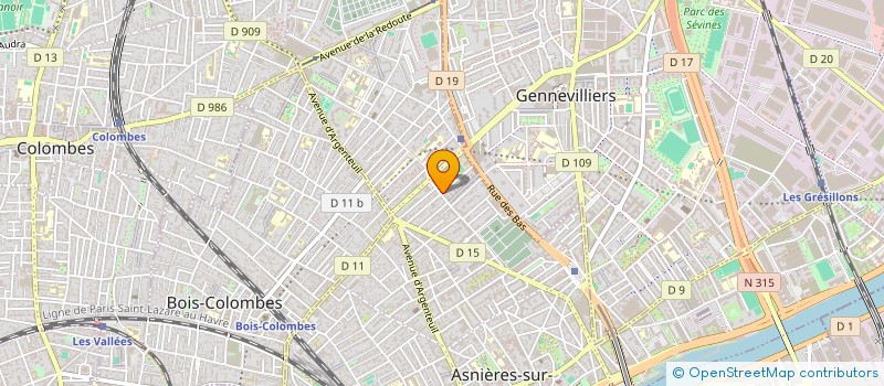 localisation de l'entreprise 879 373 413   ASNIERES-SUR-SEINE