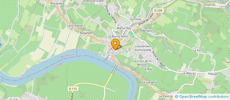 localisation de l'entreprise 879 375 574   LE TOURNE