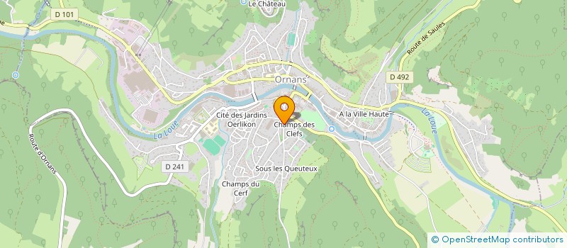 localisation de l'entreprise 879 395 812 à ORNANS