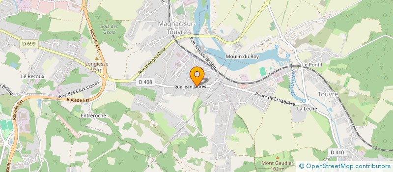 localisation de l'entreprise 879 413 276   TERRES-DE-HAUTE-CHARENTE
