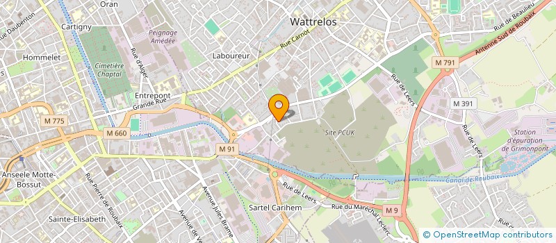 localisation de l'entreprise 879 456 762 à WATTRELOS