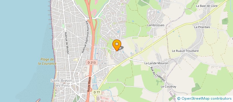 localisation de l'entreprise 879 459 725  à SAINT-BREVIN-LES-PINS