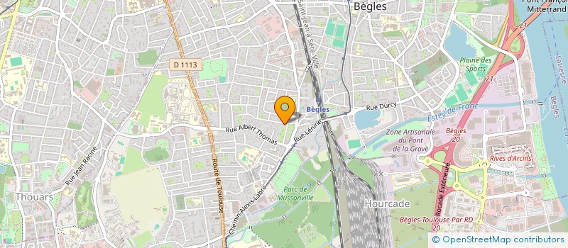 localisation de l'entreprise 879 460 152  à BEGLES