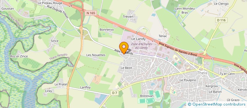 localisation de l'entreprise 879 465 433  à THEIX-NOYALO