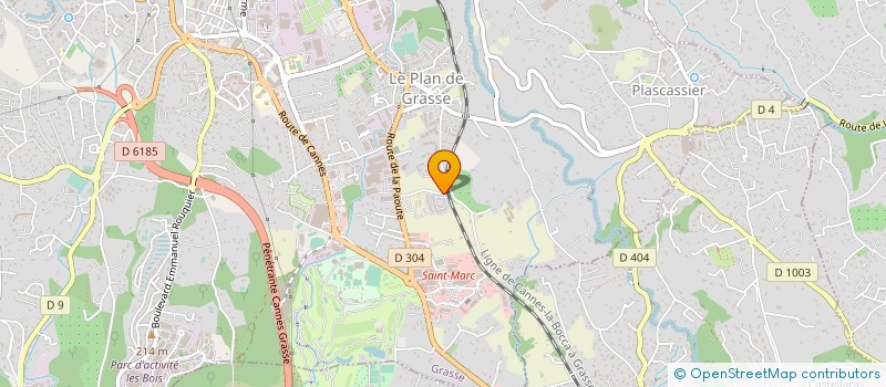 localisation de l'entreprise 879 482 628 à GRASSE