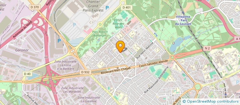 localisation de l'entreprise 879 484 707 à LE BLANC-MESNIL