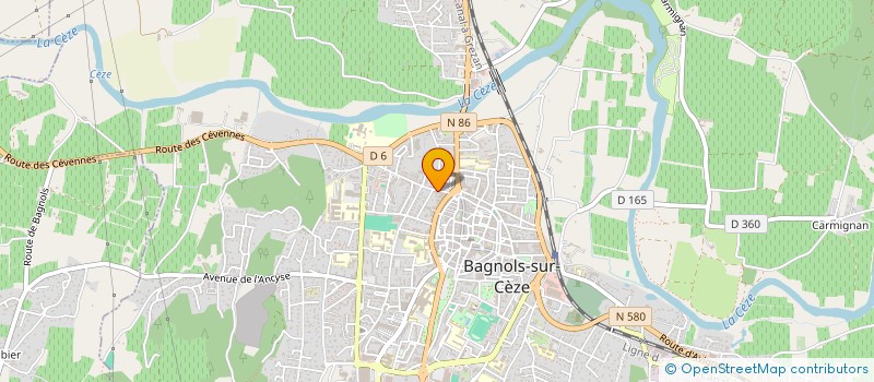 localisation de l'entreprise 879 485 365   BAGNOLS-SUR-CEZE