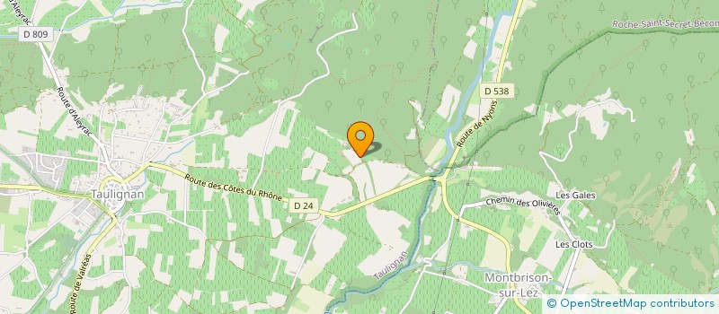 localisation de l'entreprise 879 495 539  à VALREAS