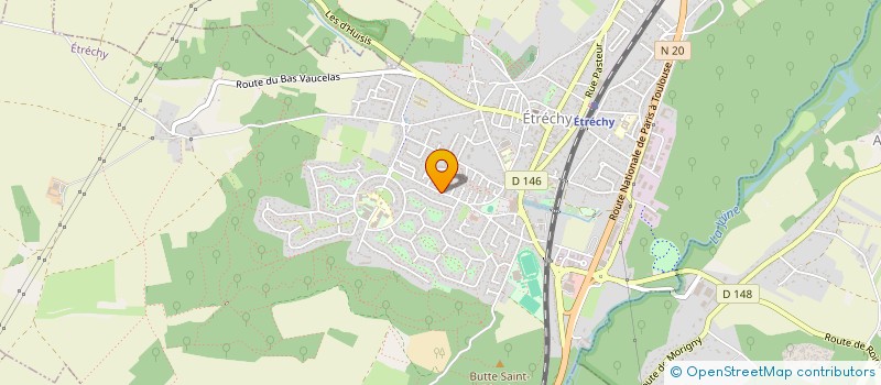 localisation de l'entreprise 879 525 095   ETRECHY