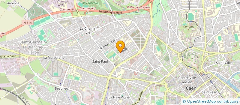 localisation de l'entreprise 879 563 013  à CAEN
