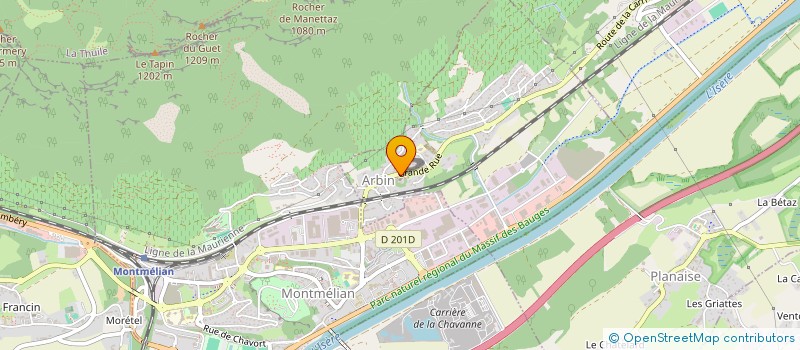 localisation de l'entreprise 879 587 533   ARBIN