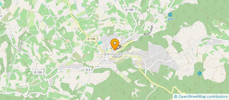 localisation de l'entreprise 879 595 379   BONNIEUX